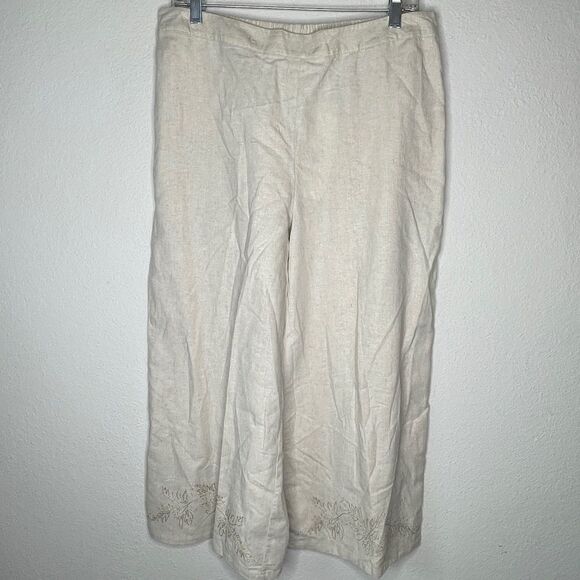 Vintage White Stag Linen Blend Pantsuit - Picture 14 of 15